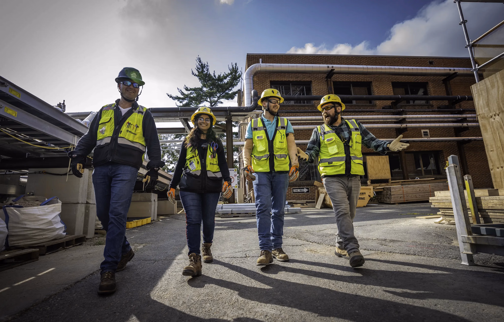 Equipo de Solana SRL en obra